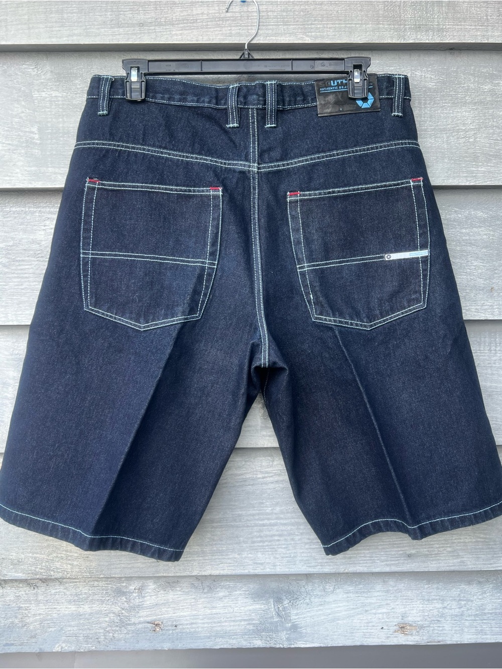 Vintage Southpole  Denim Jean Shorts Mens 38 Blue Y2K Hip Hop Baggy Jorts